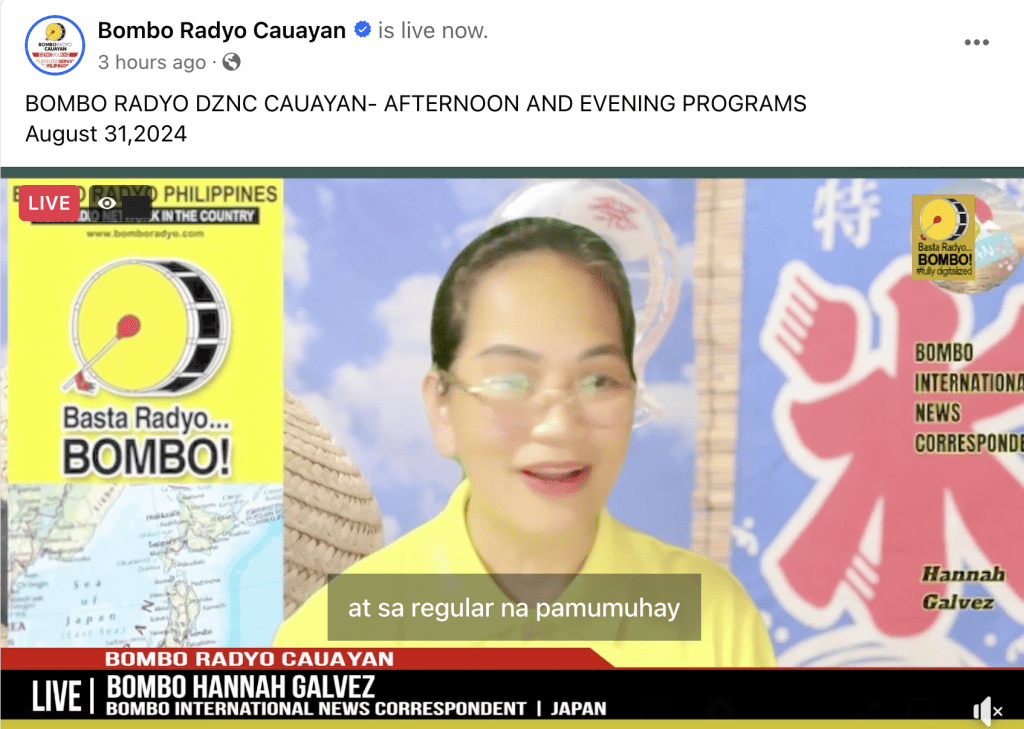 Bombo Radyo Cauayan on Typhoon Shanshan